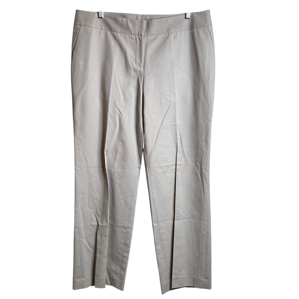 Semantiks Women's Beige Straight Leg Dress Pants Size Petite 14P‎ Career Capsule